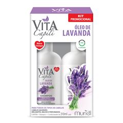 Kit Shampoo e Condicionador Muriel Vita Capili Lavanda 310ml