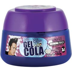 Gel Cola Muriel Vita Capili Pote Azul 180g