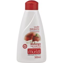 Hidratante Corporal Muriel Amor Morango Champagne 500ml