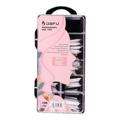 Unhas Posticas Dafu Tips Transparente DF-UP101-N131