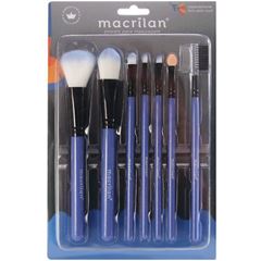 Kit Kp5-9A Com 7 Pincéis Para Maquiagem Macrilan Roxo