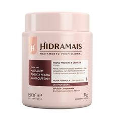Creme Para Massagem Hidramais Pimenta Negra Nano Caffein 1kg