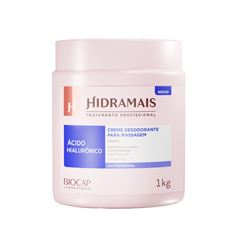 Creme Para Massagem Hidramais Ácido Hialurônico 1kg