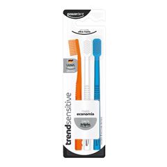 Escova Dental Powerdent Trend Sensitive C/3un