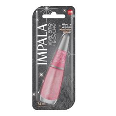 Esmalte Impala Viva, Ame e Brilhe Glitter Ninguém Me Segura