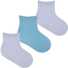 Kit Meia Pimpolho Lisa 3 Pares No Tag Masculino 26 A 30