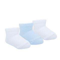 Kit Meia Pimpolho Lisa 3 Pares No Tag Masculino 00 A 15