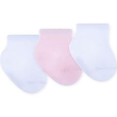 Kit Meia Pimpolho Lisa 3 Pares No Tag Feminino 00 A 15