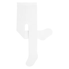 Meia Calça Pimpolho Poliamida Lisa 02 A 03 Anos Feminino Branca
