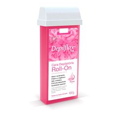 Cera Refil Depilflax Roll On Rosa 100g