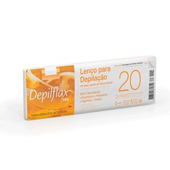 Lenço Descartável P/Depilação Depilflax C/20un