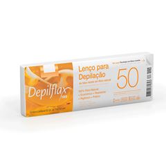 Lenço Descartável P/Depilação Depilflax C/50un