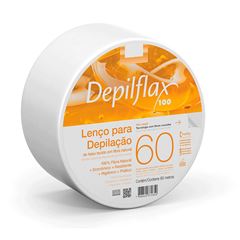 Lenço Descartável P/Depilação Depilflax Rolo 60mts