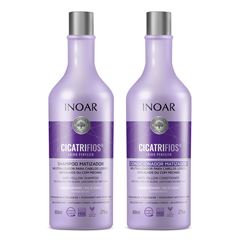 Kit Inoar Shampoo + Condicionador Cicatrifios Loiro Perfeito 800ml