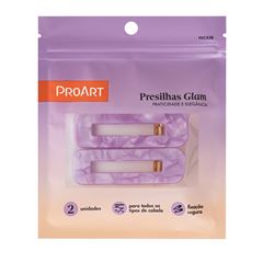 Presilha ProArt Bico de Pato Lilás C/2pçs