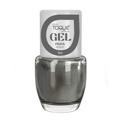 Esmalte Novo Toque Prata Metálico Gel 9ml