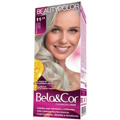Kit Coloração BeautyColor 11.11 Louro Claríssimo Especial