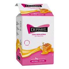 Cera Depilatória Depimiel Tabletes Natural 1kg