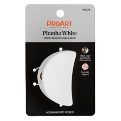 Piranha ProArt Meia Lua Branca Pequena