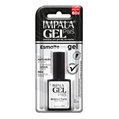 Esmalte Impala Gel Plus Branco Puro Blister