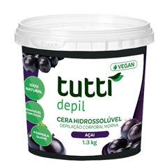 Cera Depilatória Tutti Hidrossolúvel Açaí 1,3kg
