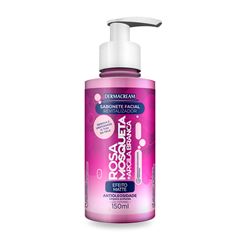 Sabonete Facial Dermacream Rosa Mosqueta Argila Branca 150ml
