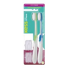 Pack Escova Dental Kess Extreme Clear Macia 