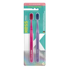 Pack Escova Dental Kess Pro Extra Macia 