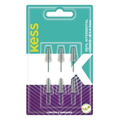 Refil de Escova Interdental Kess Cônico C/6un
