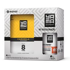Kit Yamá Pó Descolorante Camomila 20g + Água Oxigenada 40 Vol 60ml
