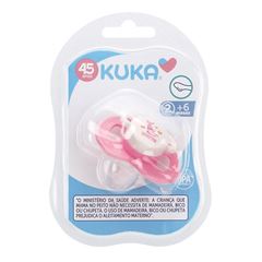 Chupeta Kuka Plus Bico Ortodôntico Tam.2 Rosa