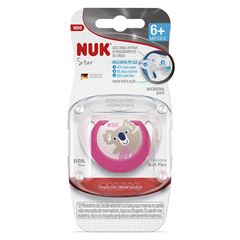 Chupeta Nuk Star Girl Silicone S2 Rosa