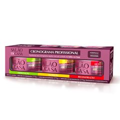 Kit Eico 3 Máscaras Cronograma Profissional Salão em Casa