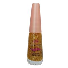 Esmalte Verona Elegance Glitter Dourado 7,5ml 