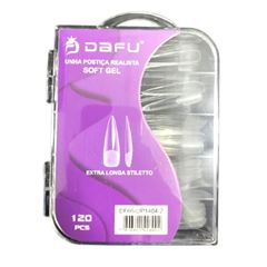 Unha Postica Dafu Extra Longa Stiletto C/120un UP1404-2