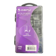 Unha Postica Dafu Realista Natural C/100un UP13