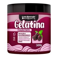 Gelatina Capilar Gota Dourada Amora 500g