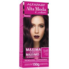 Tintura Alta Moda 5.65 Vinho Escuro Marsala 150g