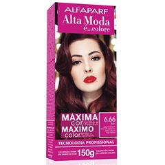 Tintura Alta Moda 6.66 Louro Escuro Vermelho Intenso 150g