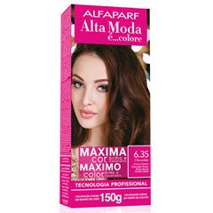 Tintura Alta Moda 6.35 Louro Escuro Dourado Acaju 150g