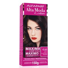 Tintura Alta Moda 4.66 Castanho Vermelho Intenso 150g