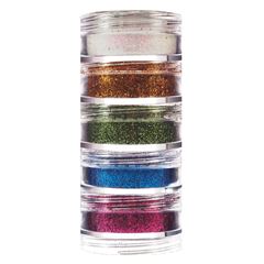 Kit Glitter em Pó Colormake C/5 Cores