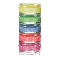 Kit Glitter em Pó Colormake Iridescente C/5 Cores
