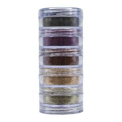 Kit Glitter em Pó Colormake Fashion Extra Fino Outono/Inverno C/5 Cores