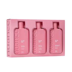 Kit Nuance Shampoo + Condicionador + Máscara Glow Day Hair Care 750ml