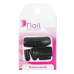 Unhas Postiças Fhaces Colors Preta 