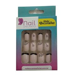 Unhas Postiças Fhaces Encanto Decorada Bem e Mal C/24un