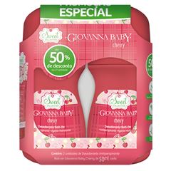 Pack Giovanna Baby Desodorante Roll-On Cherry C/2un