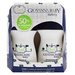 Kit Desodorante Roll-On Giovanna Baby Blueberry 50g C/2un
