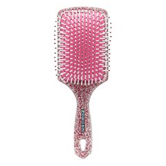 Escova Marco Boni Raquete Nylon Gliter Vermelha